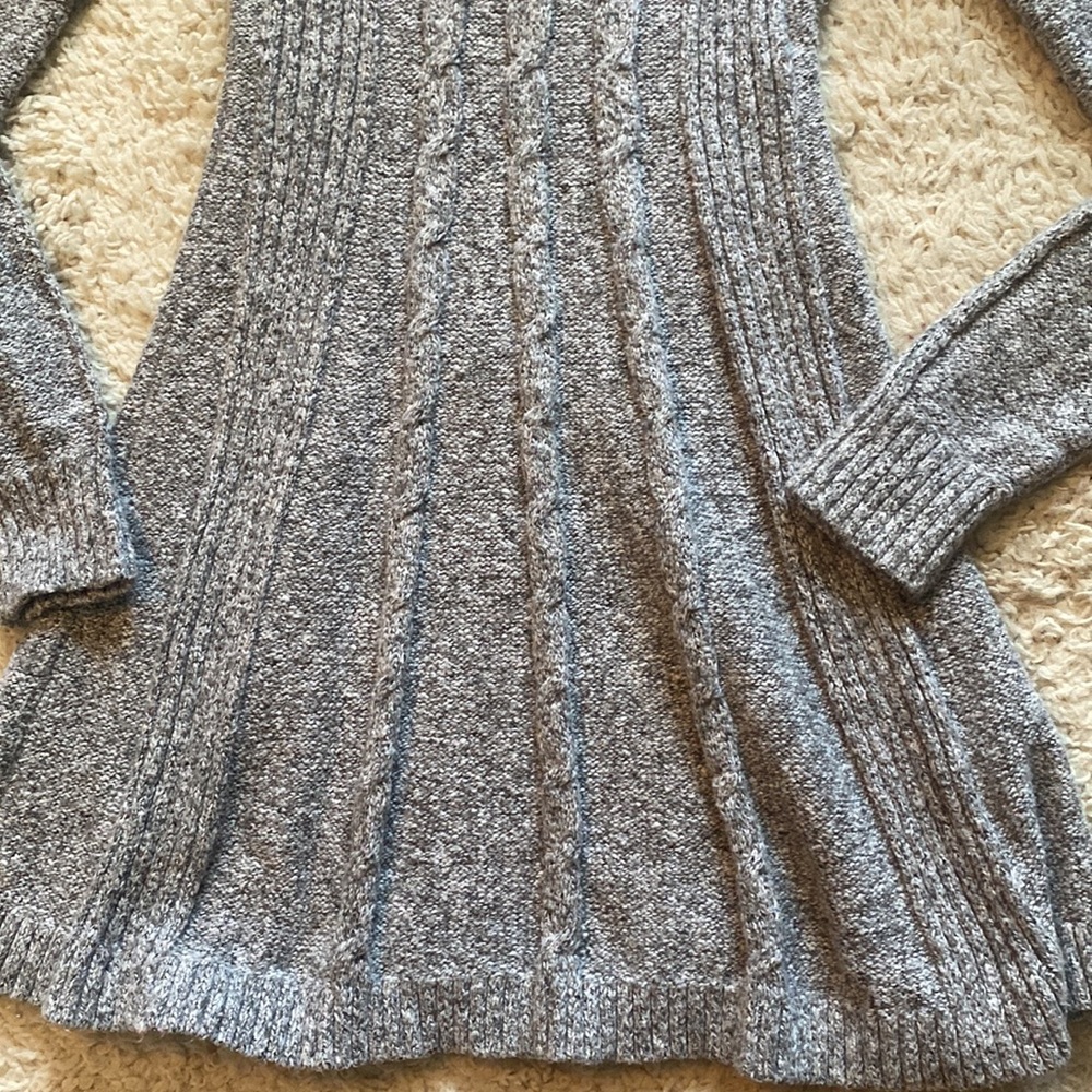 Gray Knit Sweater Dress - Picture 5 of 8